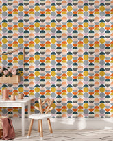 Colorful Scandinavian Wallpaper
